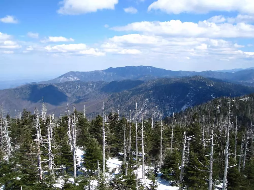 scenic view of the Smoky Mountains