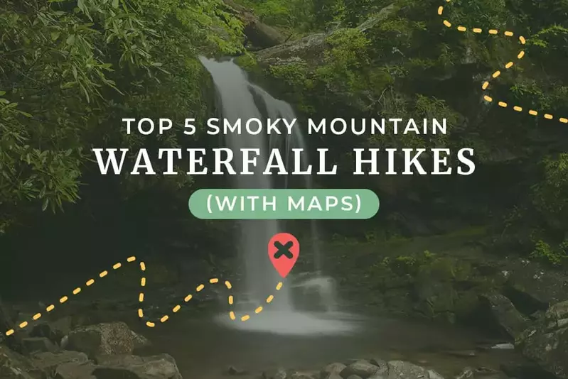 smoky mountain waterfalls maps