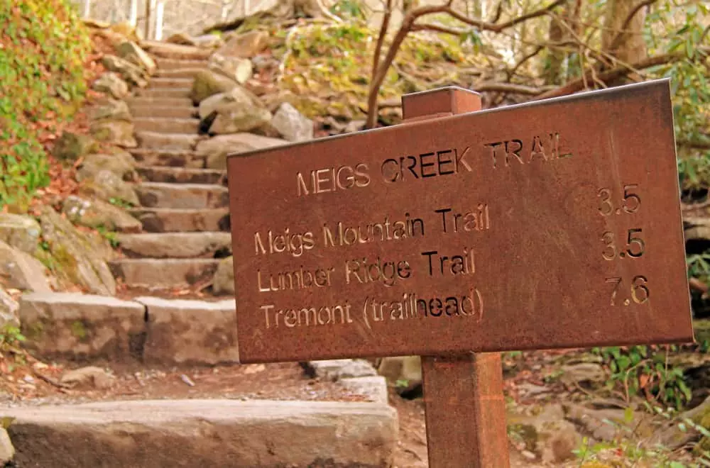 Meigs Creek Trail Sign