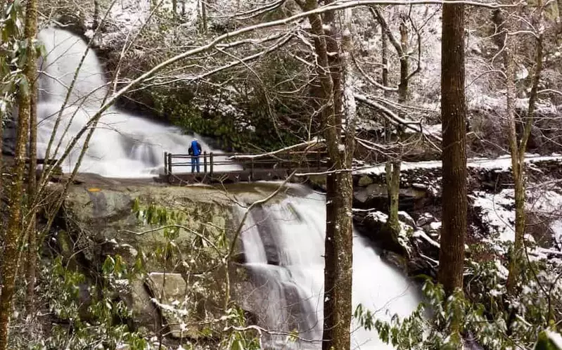 Laurel Falls in the Winter