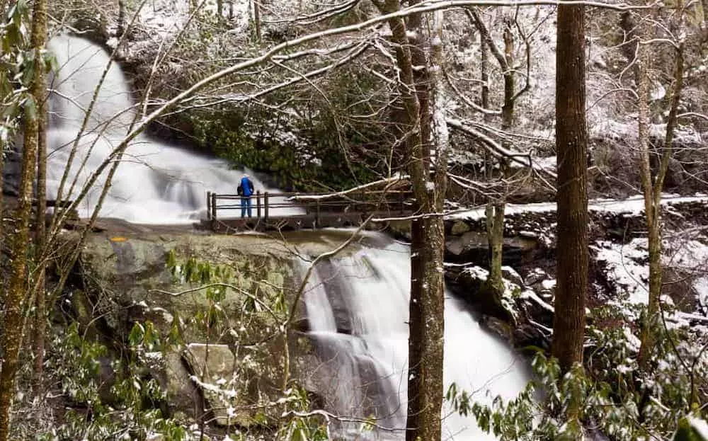 Laurel Falls in the Winter