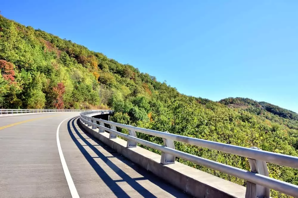 Foothills Parkway in the Smoky Mountains