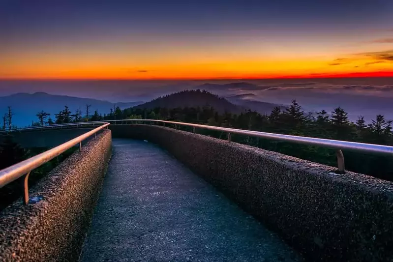 Clingmans Dome at sunrise