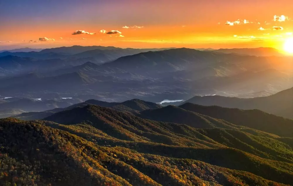 Smoky Mountain sunset