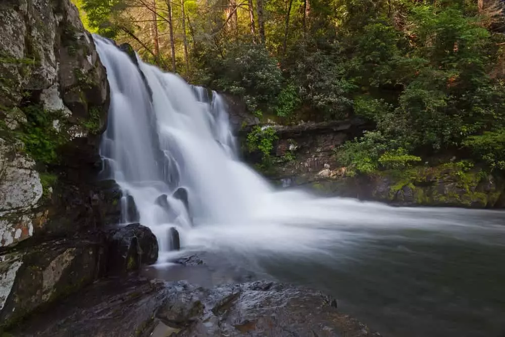 Abrams Falls in Smoky Mountains