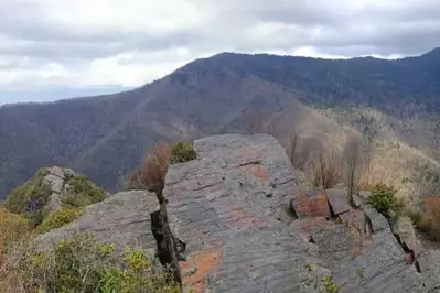 Chimney Tops in the Smoky Mountains