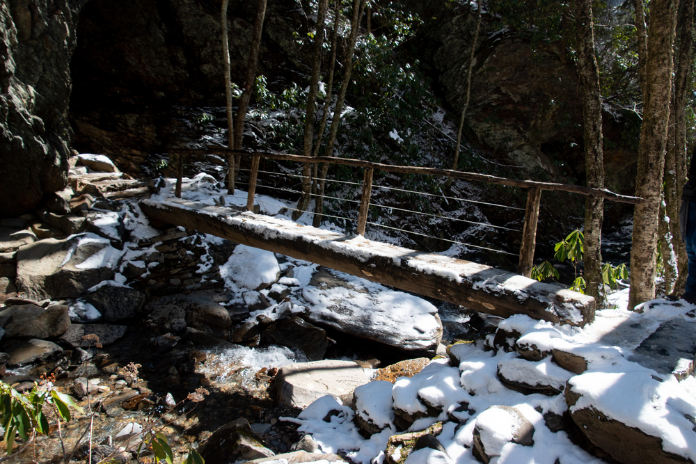 alum cave trail winter