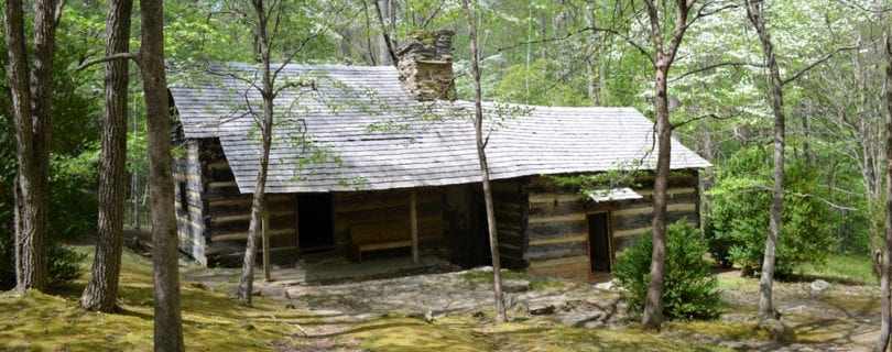 Porters Creek trail cabin