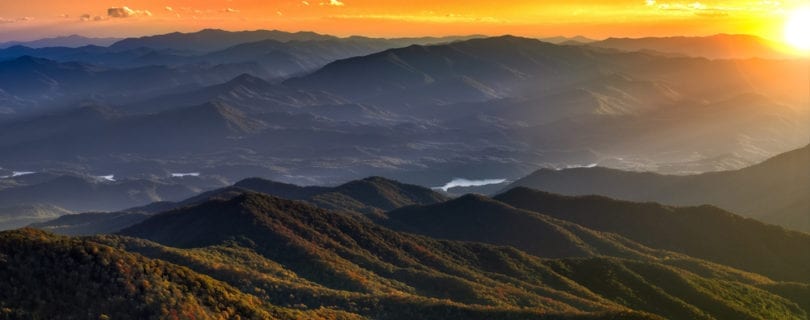 Smoky Mountain sunset