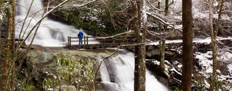 Laurel Falls in the Winter