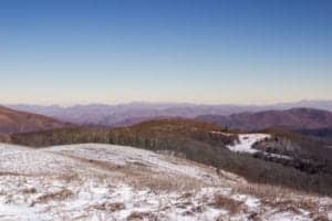 Max Patch in winter with snow