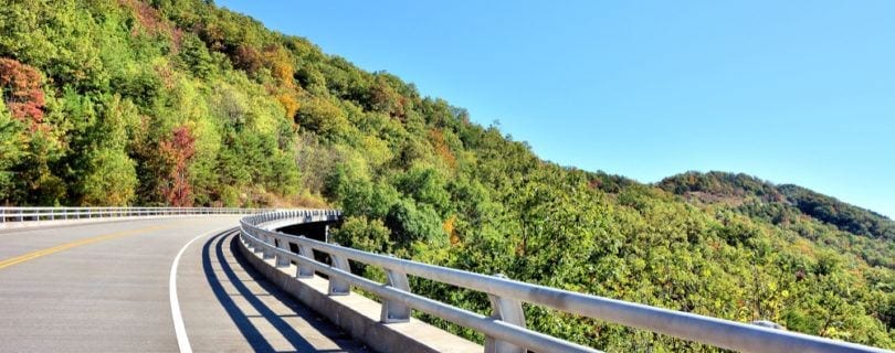 Foothills Parkway in the Smoky Mountains