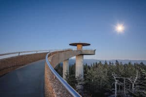 clingmans dome in the smoky mountains